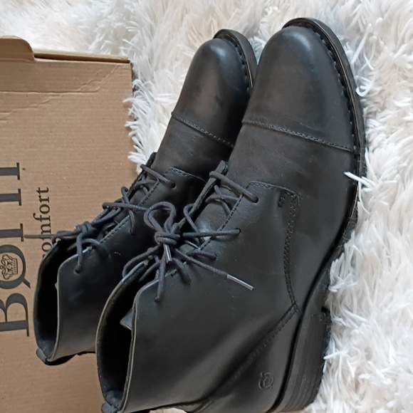 New Born Ryker Men\'s Black Leather Chukka Lace Up Boots Size 8 main image 6